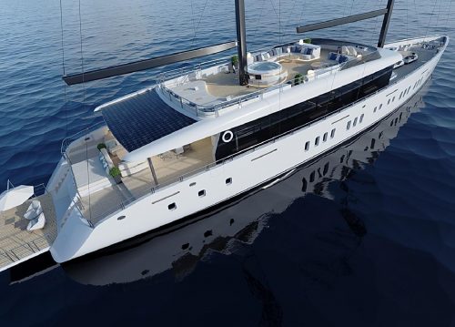 Luxusyacht MV Custom Line 45.5m „Adri"