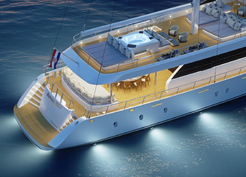 MS Custom made 43.5m „Aurum Sky" – Deck