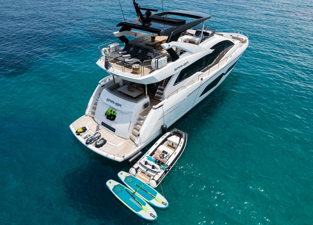 Sunseeker 76 "Saahsa" – Wasserspielzeug