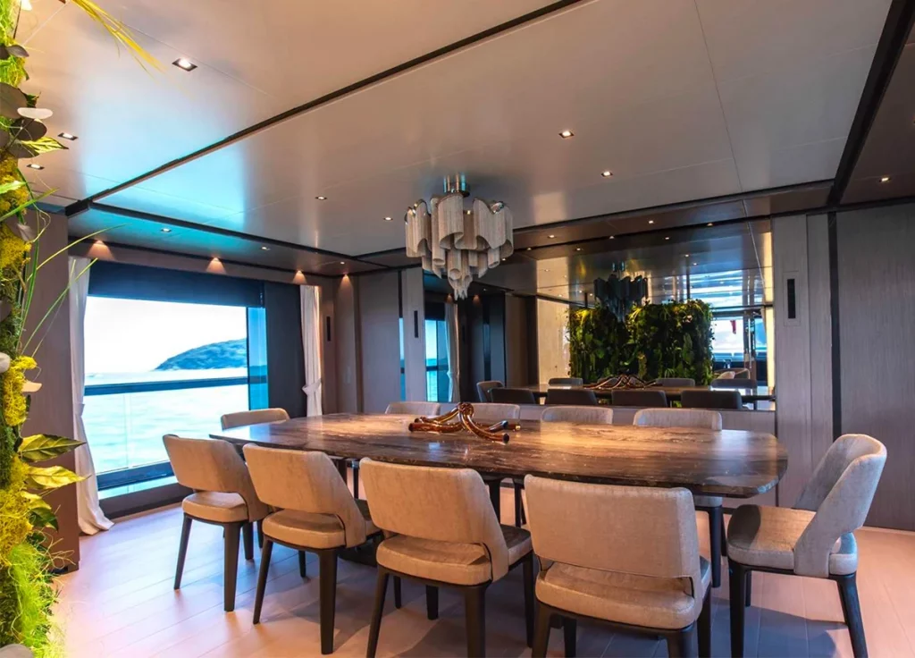 Baglietto 40m "Panam" – Essbereich