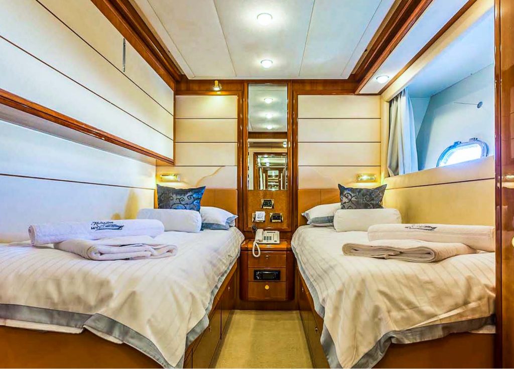 Ferretti 880 "Miss Katariina" – Kabine