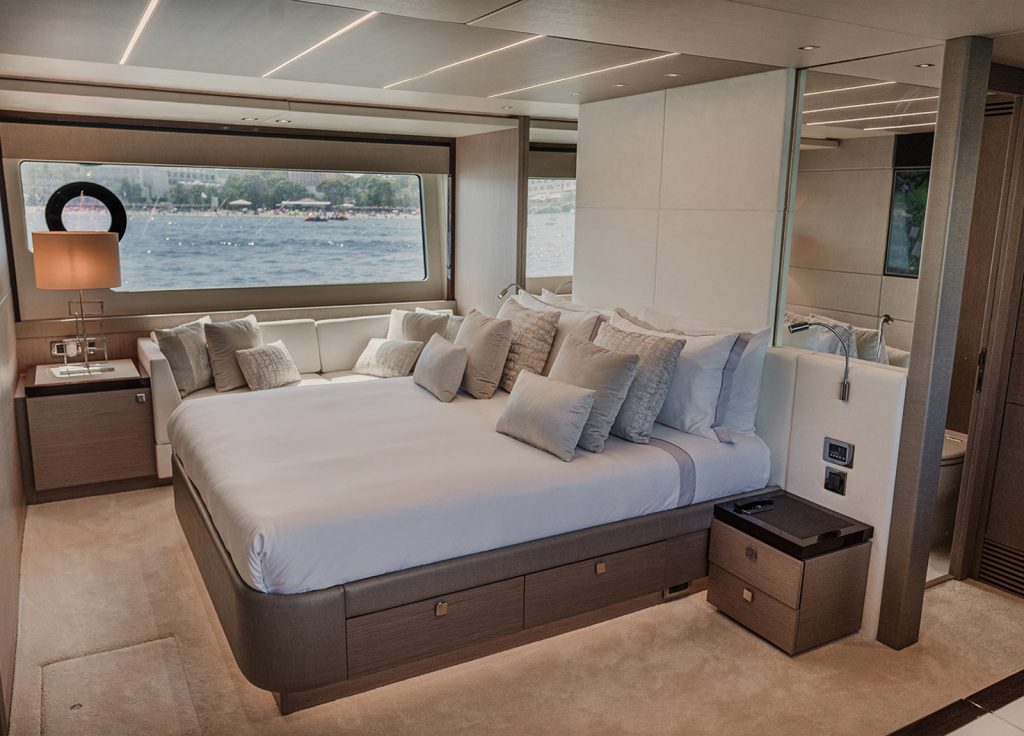 Sunseeker 76 "Lady M" – Kabine