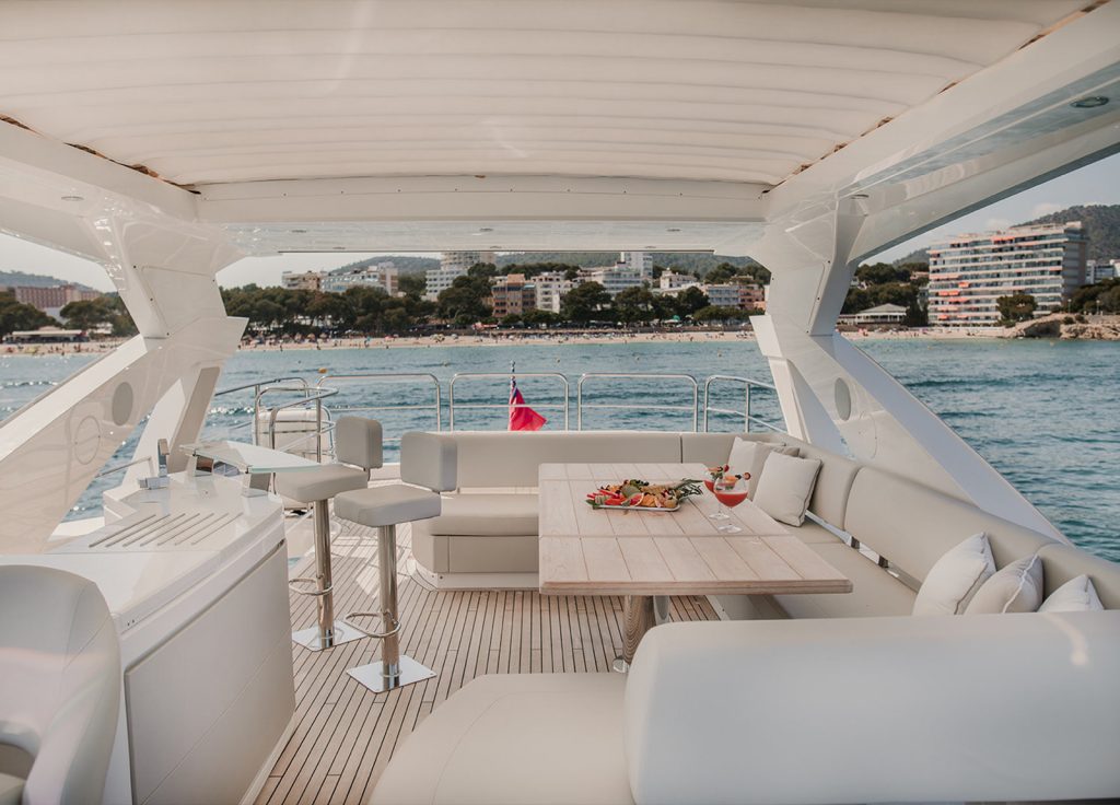 Sunseeker 76 "Lady M" – Außenansicht