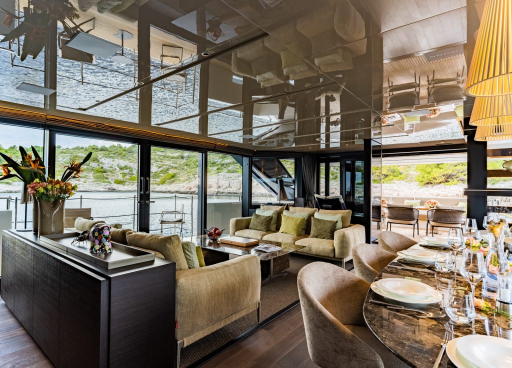 Sanlorenzo SL102 Asymmetric "Noor II" – Lounge