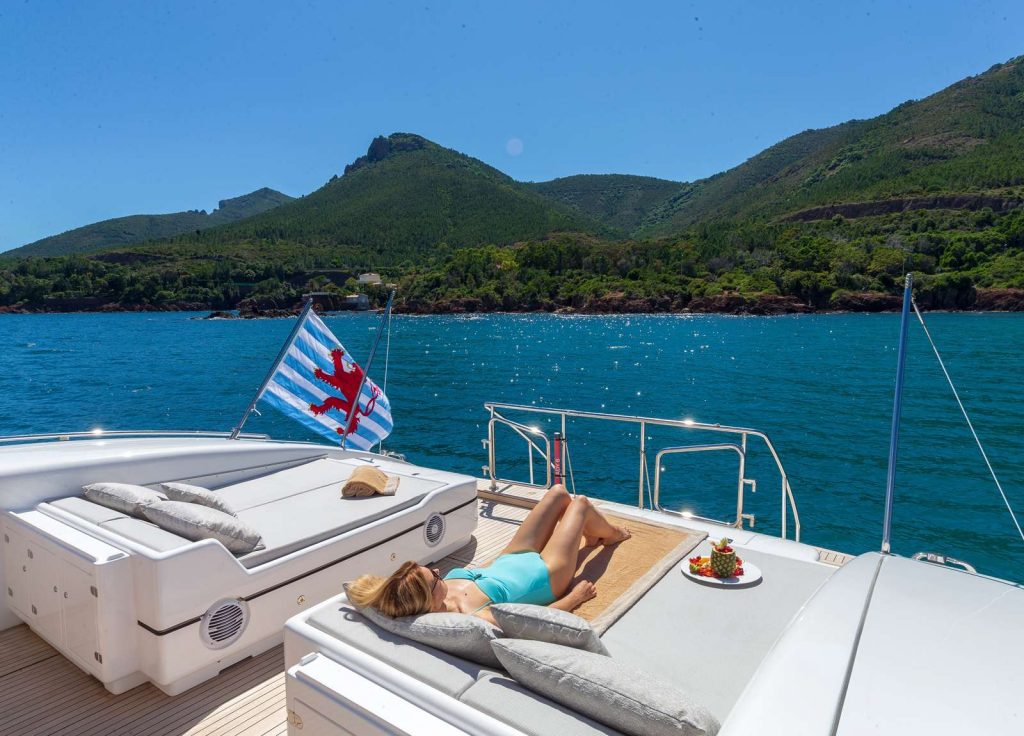 Mangusta 108 "Lady B" – Oberdeck