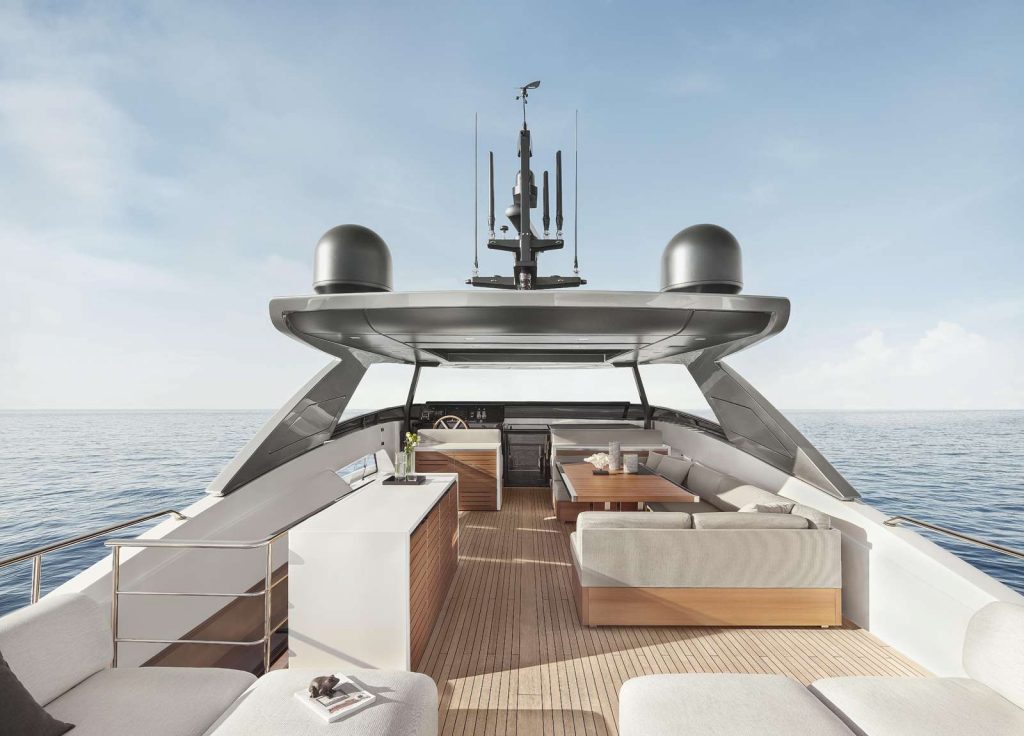 Sanlorenzo SL 90 Asymmetric "Seven" – Oberdeck