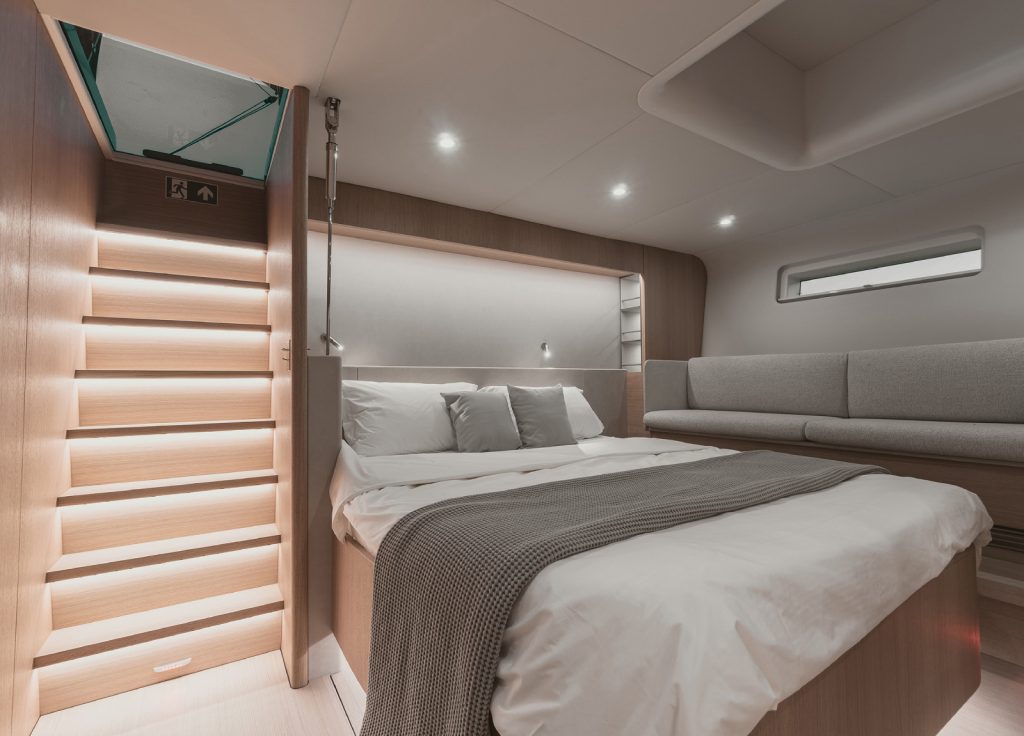 Yacht Y8 Fixed Keel "Nadamas" – Kabine