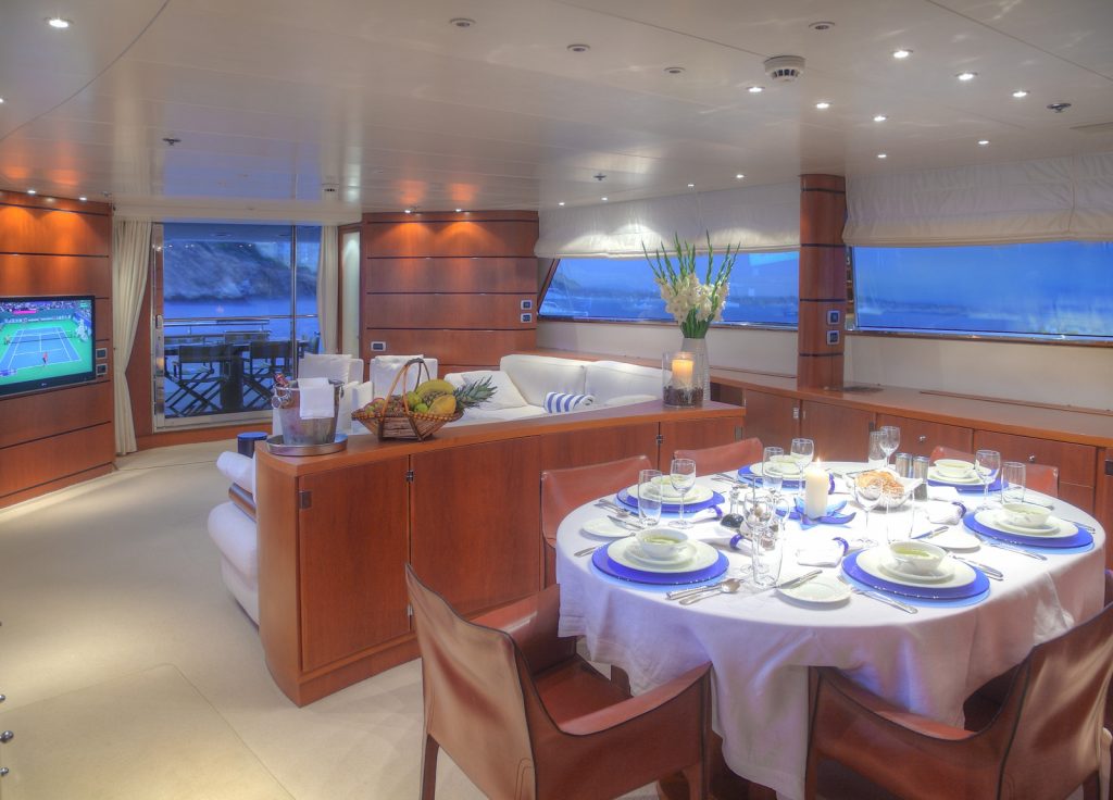 Sanlorenzo 100 "Carom" – Salon