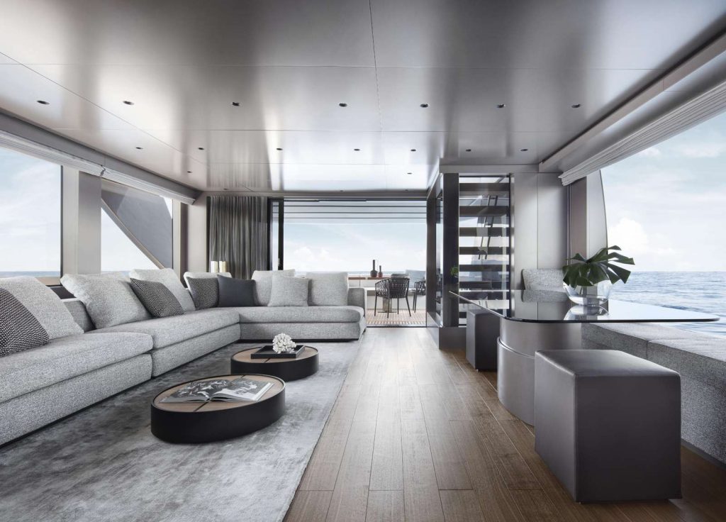 Sanlorenzo SL 90 Asymmetric "Seven" – Salon