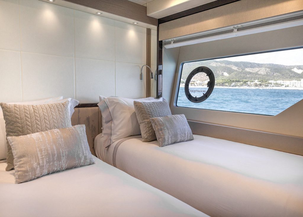 Sunseeker 76 "Lady M" – Kabine