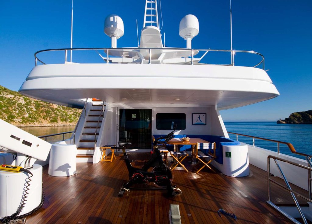 Heesen 35 "Alcor" – Oberdeck
