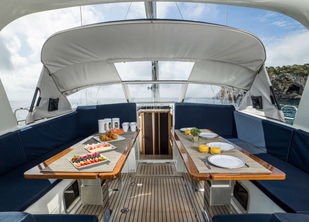 Jeanneau 64 "Thea of Southampton" – Oberdeck