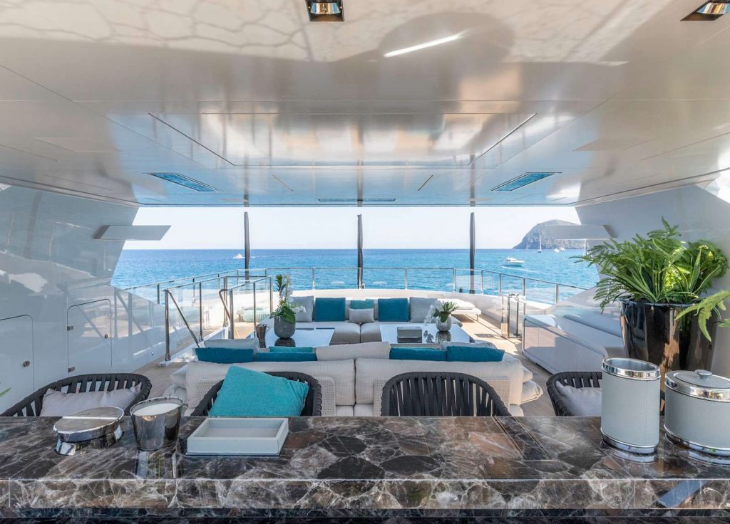Rossinavi 50m "LEL" – Oberdeck