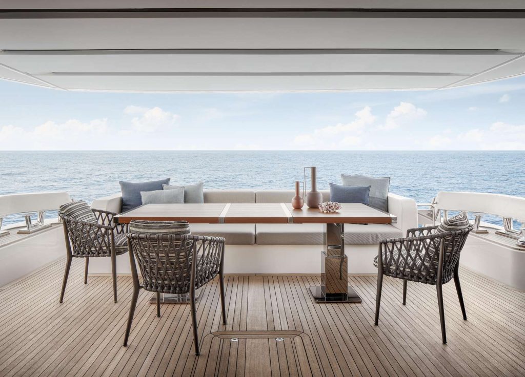 Sanlorenzo SL 90 Asymmetric "Seven" – Oberdeck