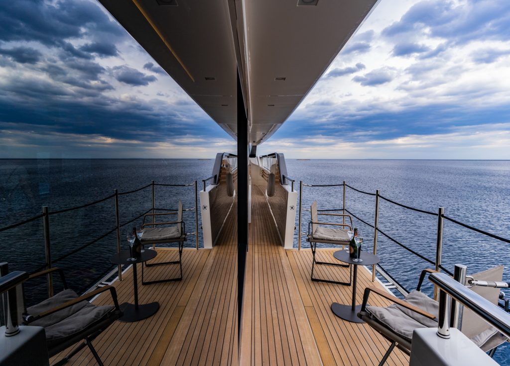 Sanlorenzo SL102 Asymmetric "Noor II" – Oberdeck