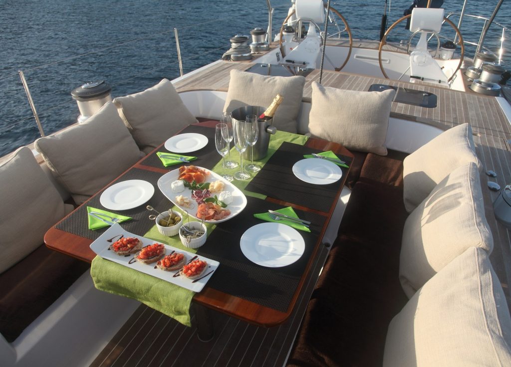 Nautor's Swan 20m "Constanter" – Oberdeck