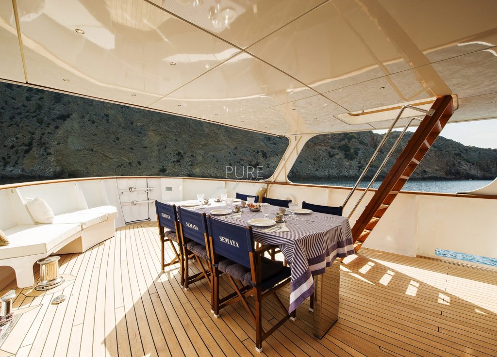 Navetta 31 "Semaya" – Oberdeck