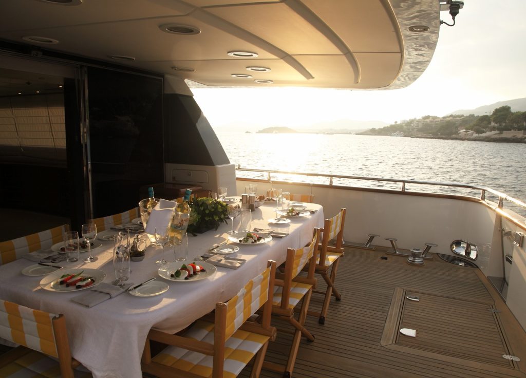 Sanlorenzo 100 "Carom" – Oberdeck