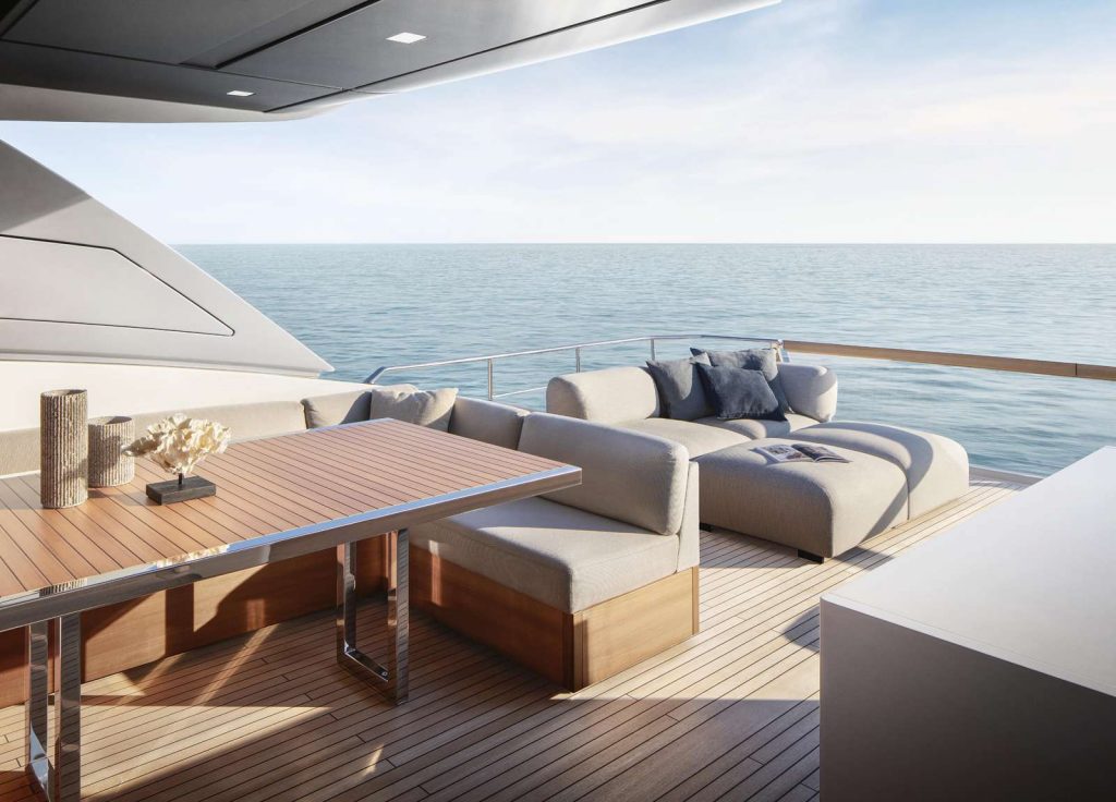 Sanlorenzo SL 90 Asymmetric "Seven" – Oberdeck