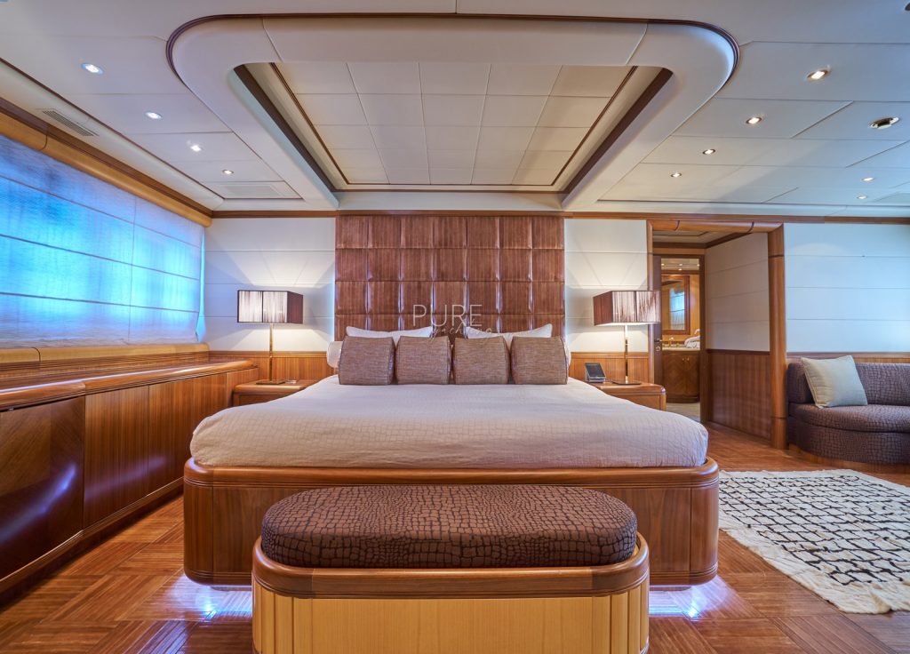 Mangusta 130 "Mrs Grey" – VIP-Kabine