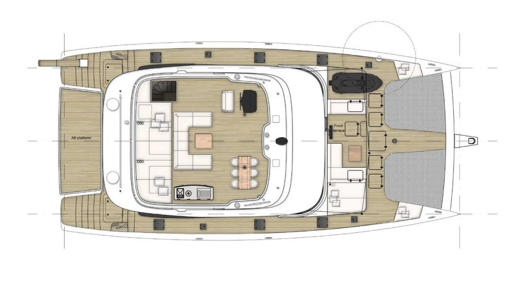 Sunreef "Agata Blu" – Flybridge